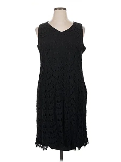 Pre-owned Isaac Mizrahi Live Cocktail Dress In Black
