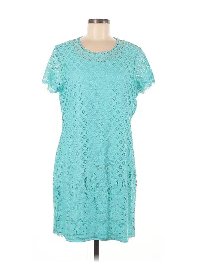 Pre-owned Isaac Mizrahi Live Cocktail Dress In Blue
