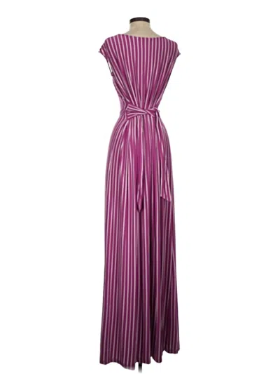 Pre-owned Isaac Mizrahi Live Cocktail Dress In Purple