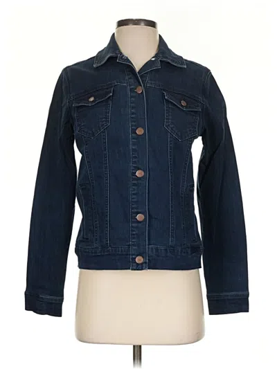 Pre-owned Isaac Mizrahi Live Denim Jacket In Blue