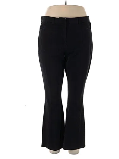 Pre-owned Isaac Mizrahi Live Dress Pants In Black