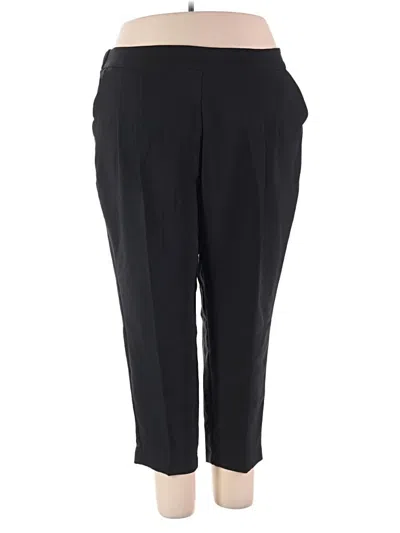 Pre-owned Isaac Mizrahi Live Dress Pants In Black