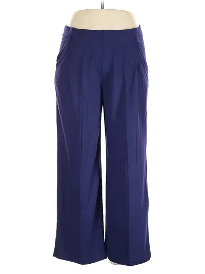Pre-owned Isaac Mizrahi Live Dress Pants In Blue