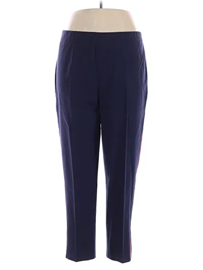 Pre-owned Isaac Mizrahi Live Dress Pants In Blue