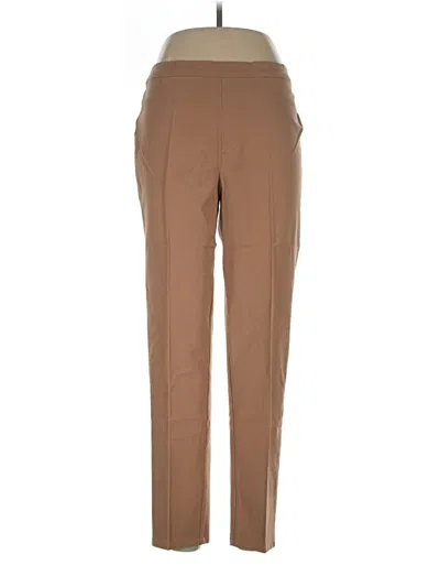 Pre-owned Isaac Mizrahi Live Dress Pants In Brown