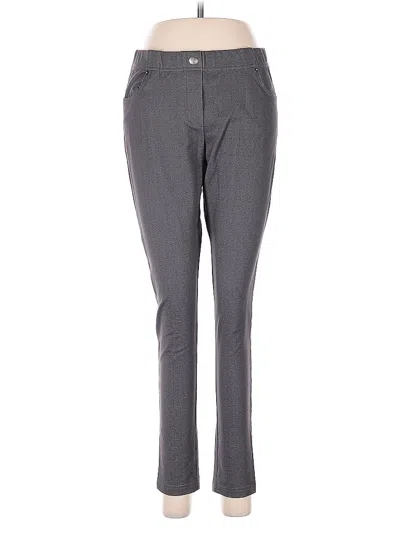 Pre-owned Isaac Mizrahi Live Dress Pants In Gray