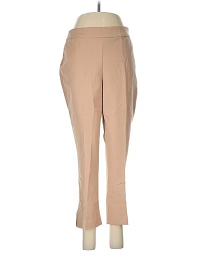 Pre-owned Isaac Mizrahi Live Dress Pants In Tan