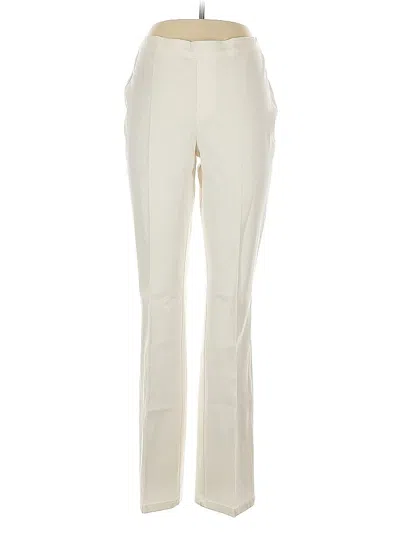 Pre-owned Isaac Mizrahi Live Dress Pants In White