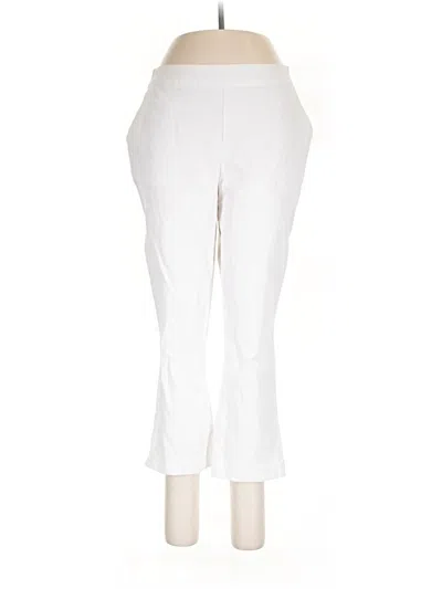 Pre-owned Isaac Mizrahi Live Dress Pants In White
