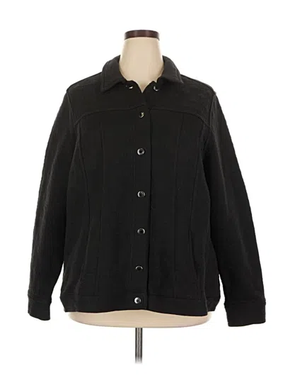 Pre-owned Isaac Mizrahi Live Jacket In Black
