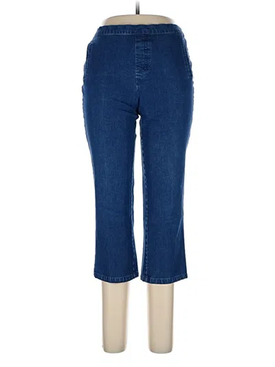 Pre-owned Isaac Mizrahi Live Jeans In Blue