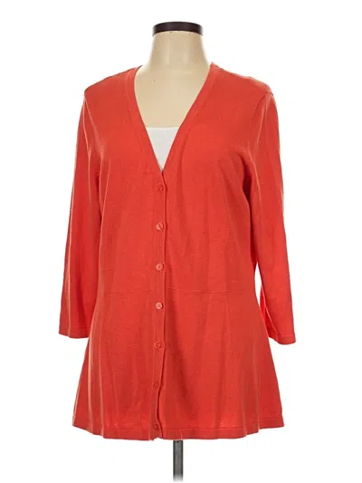 Pre-owned Isaac Mizrahi Live Kimono In Orange
