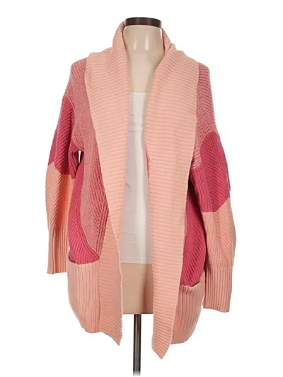 Pre-owned Isaac Mizrahi Live Kimono In Pink