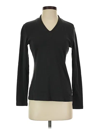 Pre-owned Isaac Mizrahi Live Long Sleeve T-shirt In Black
