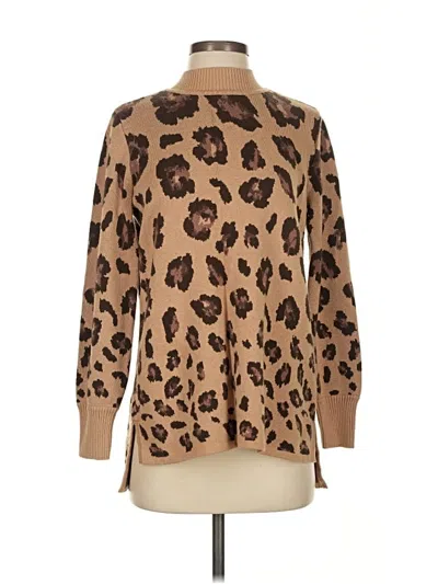 Pre-owned Isaac Mizrahi Live Pullover Sweater In Brown