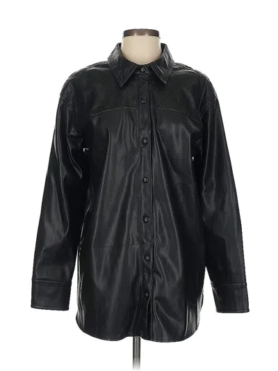 Pre-owned Isaac Mizrahi Live Raincoat In Black