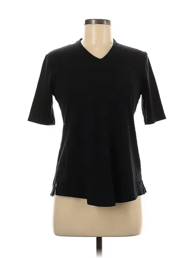 Pre-owned Isaac Mizrahi Live Short Sleeve T-shirt In Black