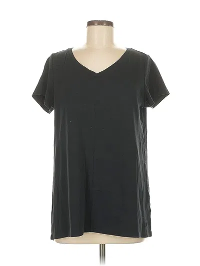 Pre-owned Isaac Mizrahi Live Short Sleeve T-shirt In Black