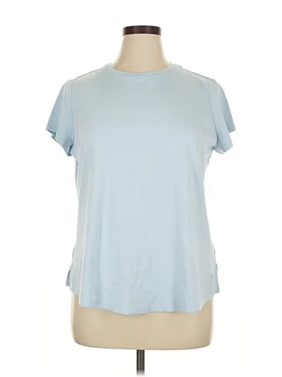 Pre-owned Isaac Mizrahi Live Short Sleeve T-shirt In Blue