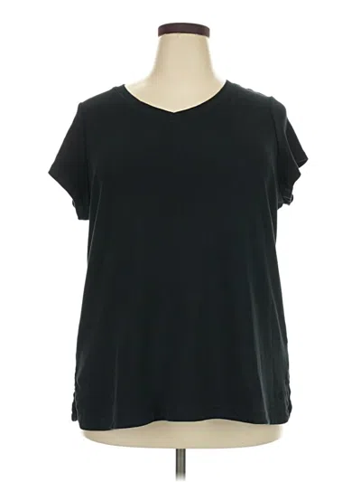 Pre-owned Isaac Mizrahi Live Short Sleeve T-shirt In Black