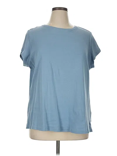 Pre-owned Isaac Mizrahi Live Short Sleeve T-shirt In Blue