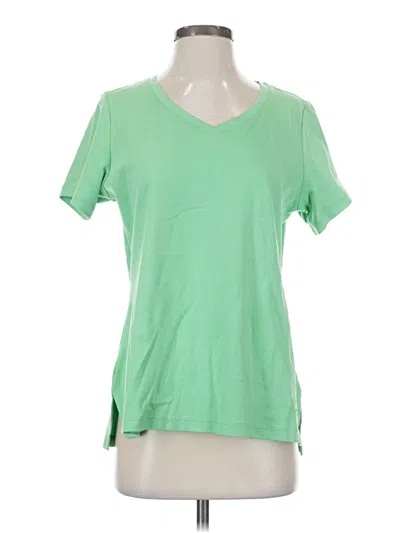Pre-owned Isaac Mizrahi Live Short Sleeve T-shirt In Green