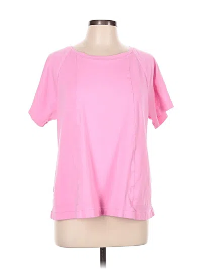 Pre-owned Isaac Mizrahi Live Short Sleeve T-shirt In Pink
