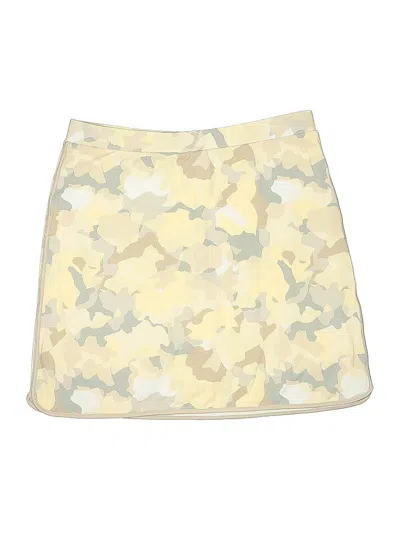 Pre-owned Isaac Mizrahi Live Skort In White