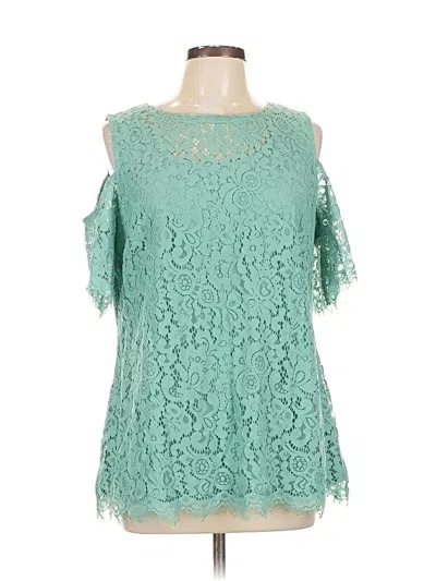 Pre-owned Isaac Mizrahi Live Sleeveless Blouse In Blue