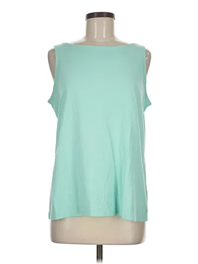 Pre-owned Isaac Mizrahi Live Sleeveless T-shirt In Green
