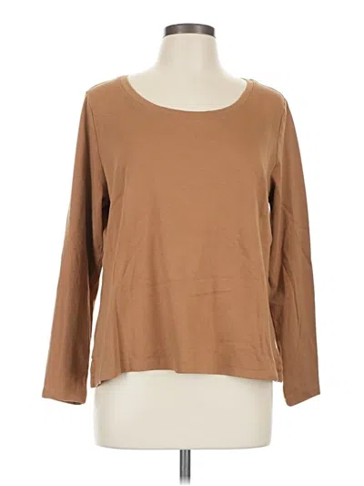 Pre-owned Isaac Mizrahi Live Sweatshirt In Brown