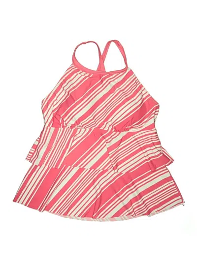 Pre-owned Isaac Mizrahi Live Swimsuit Top Pink Swimwear