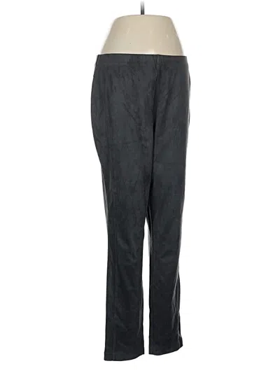 Pre-owned Isaac Mizrahi Live Track Pants In Gray