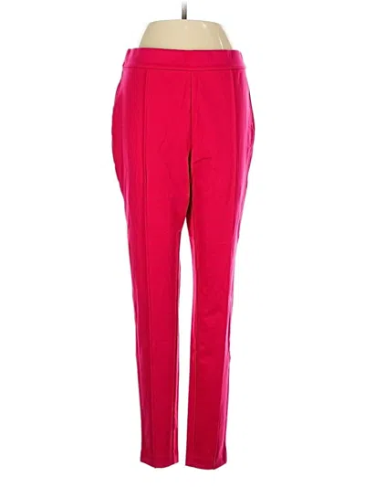 Pre-owned Isaac Mizrahi Live Track Pants In Red