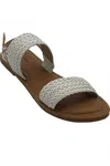 Isaac Mizrahi Live Women's Rosalyn Sandal In White In White