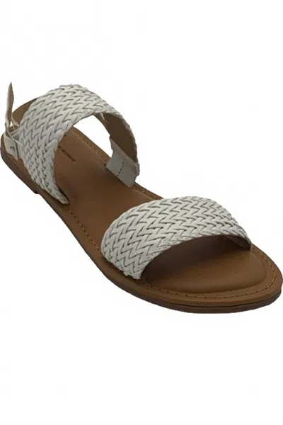 Isaac Mizrahi Live Women's Rosalyn Sandal In White