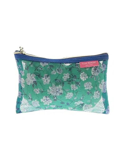 Pre-owned Isaac Mizrahi Makeup Bag In Teal