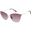 Isaac Mizrahi New York 52mm Round Sunglasses In Rose
