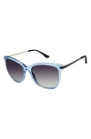 Isaac Mizrahi New York 55mm Square Sunglasses In Blue