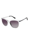 Isaac Mizrahi New York 55mm Square Sunglasses In Purple