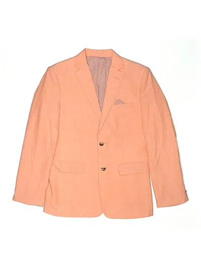 Pre-owned Isaac Mizrahi New York Kids' Blazer Jacket In Orange