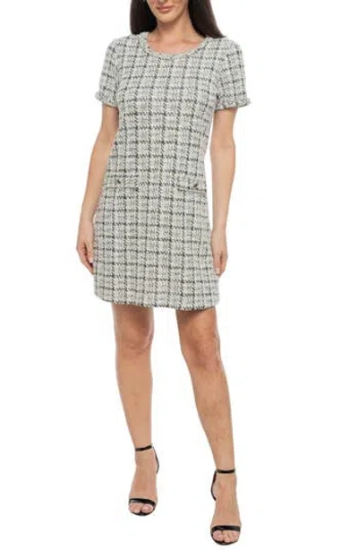 Isaac Mizrahi New York Bouclé Shift Dress In Multi
