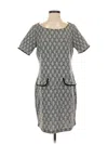 Isaac Mizrahi New York Casual Dress In Gray
