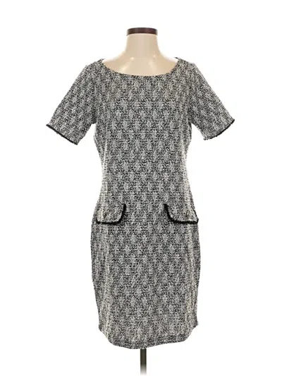 Isaac Mizrahi New York Casual Dress In Gray
