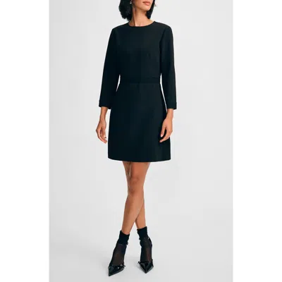 Isaac Mizrahi New York Crepe Sheath Dress In Black