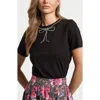 Isaac Mizrahi New York Crystal Embellished In Black