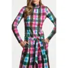 Isaac Mizrahi New York Layering Turtleneck Top In Transparent