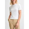 Isaac Mizrahi New York Mock Neck Short Sleeve Sweater In White