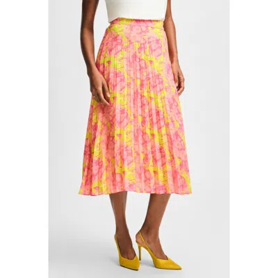 Isaac Mizrahi New York Pleated Midi Skirt