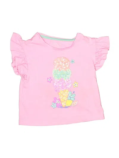 Pre-owned Isaac Mizrahi New York Kids' Short Sleeve T-shirt In Pink